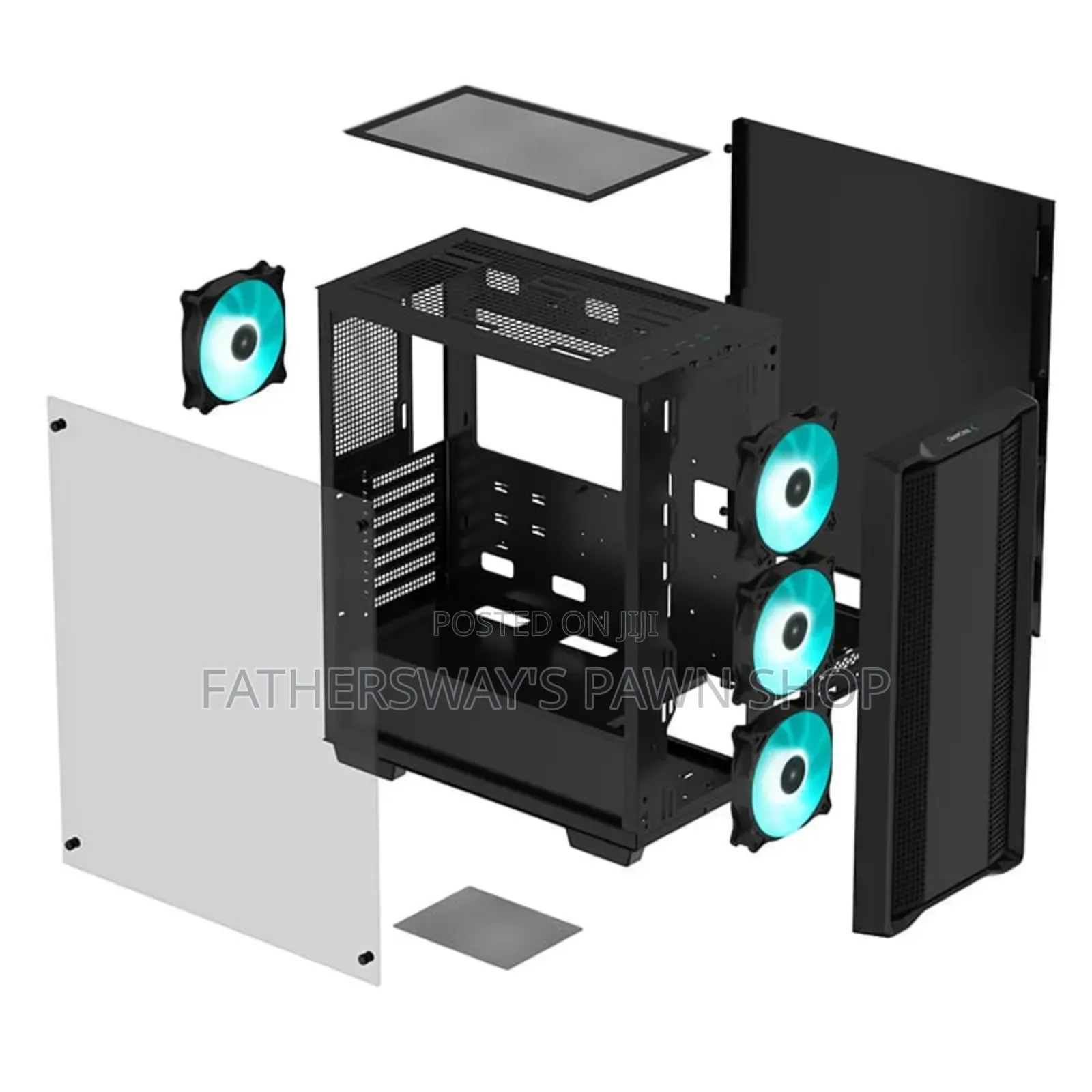 95% New Premium Tempered Glass Atx Case