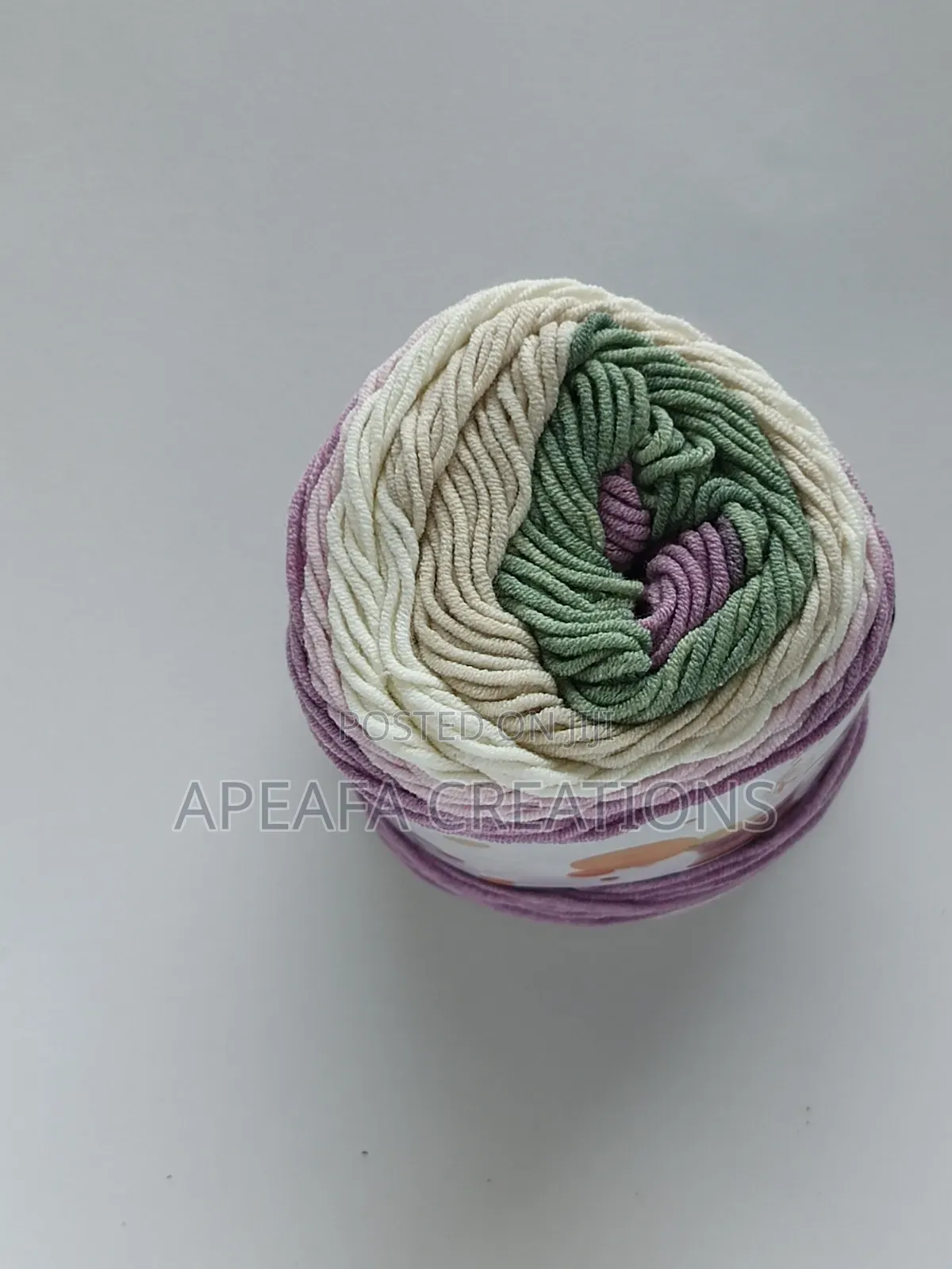 Rainbow Cotton Cake Yarn