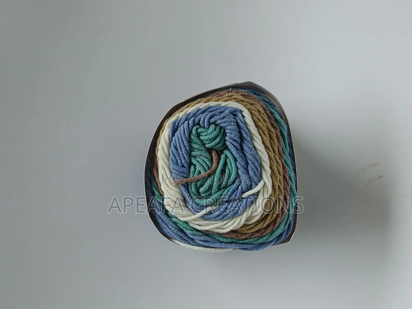 Rainbow Cotton Cake Yarn