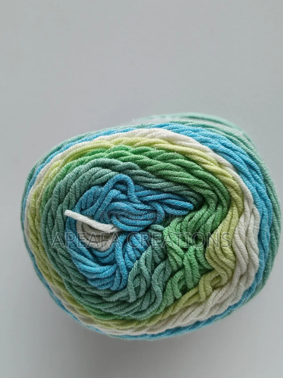 Rainbow Cotton Cake Yarn