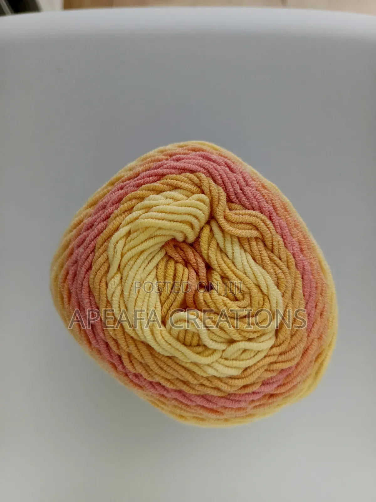Rainbow Cotton Cake Yarn