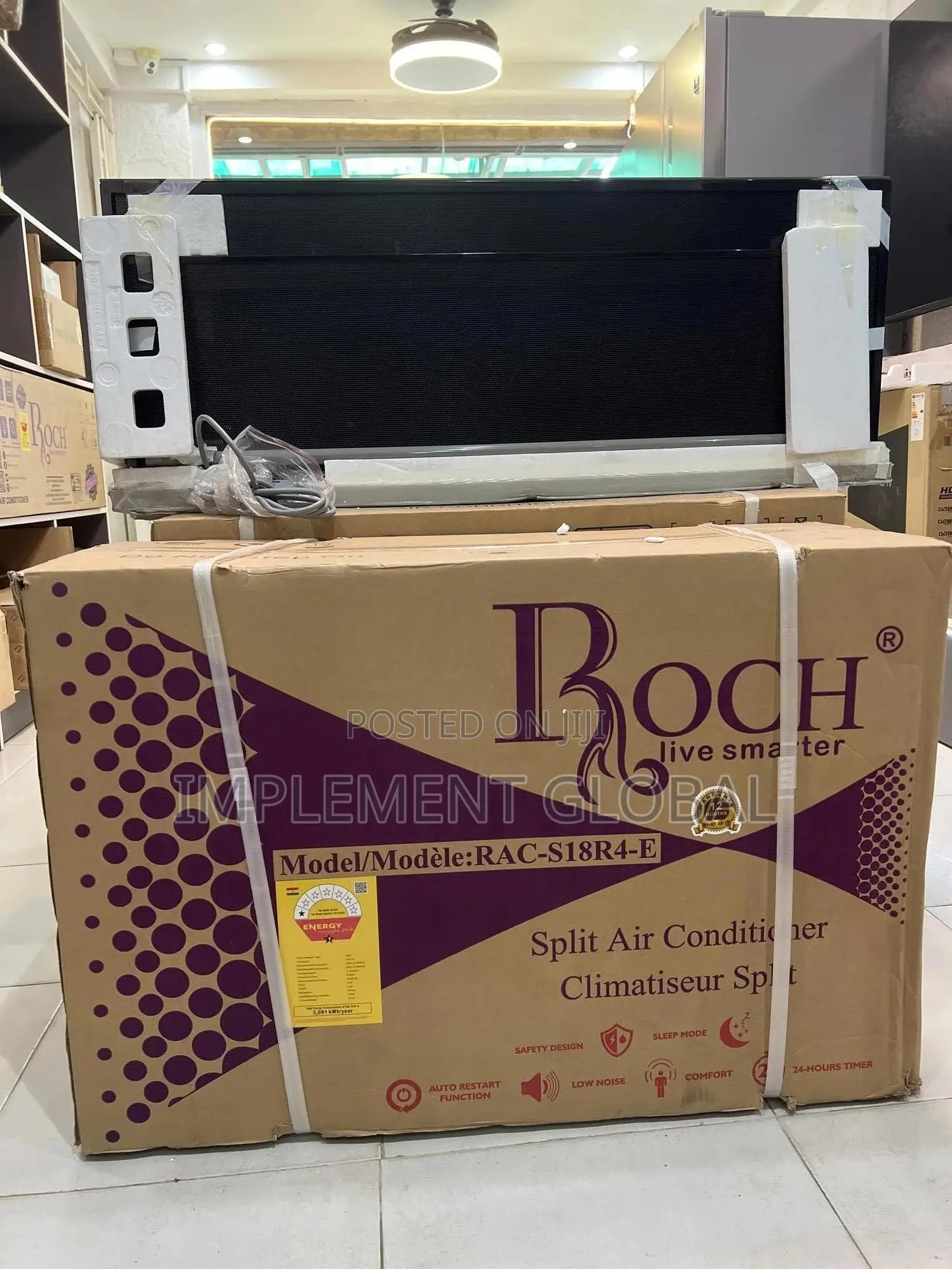 Roch 2.0hp Air Conditioner- Outlet Only