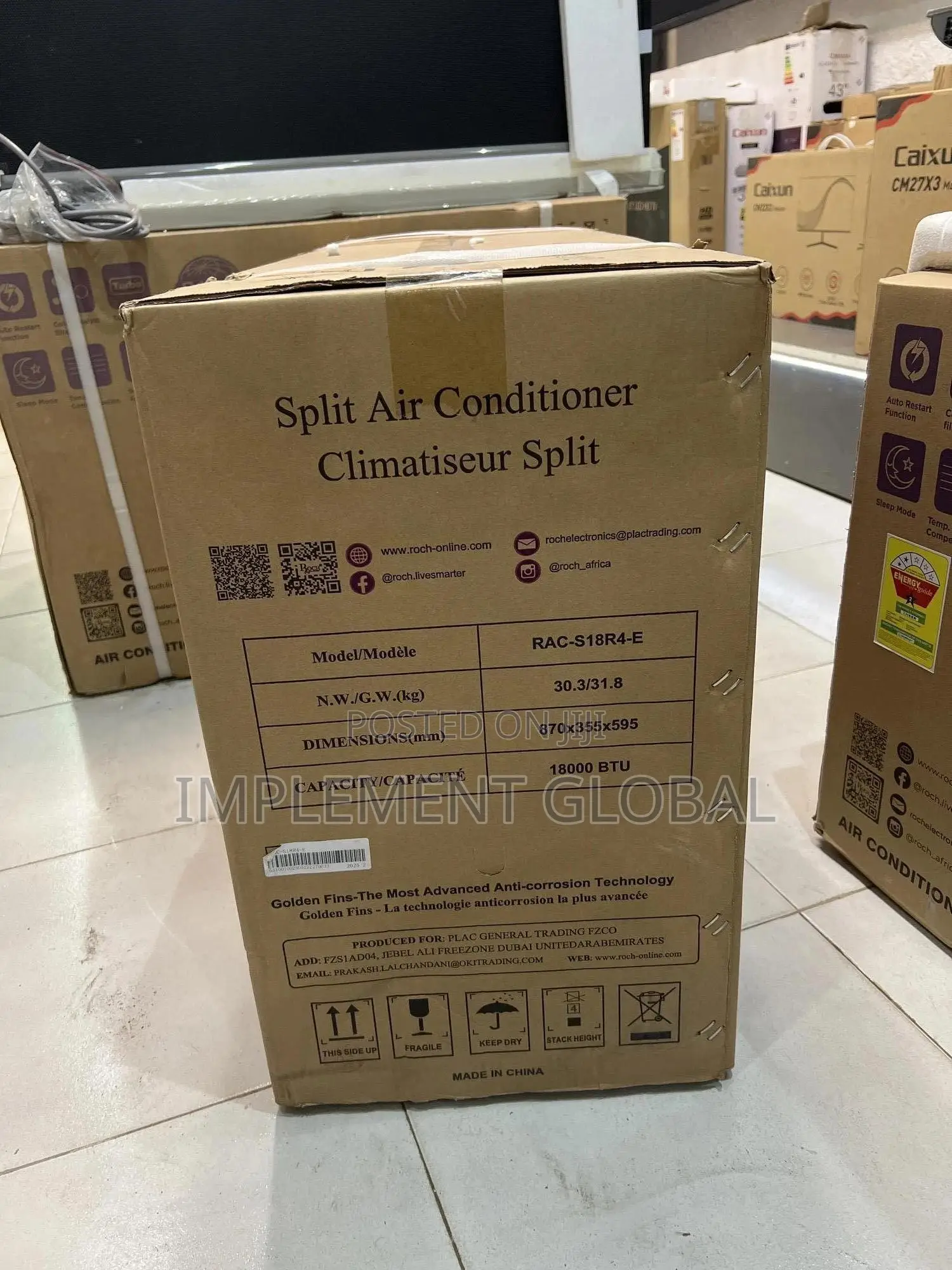 Roch 2.0hp Air Conditioner- Outlet Only