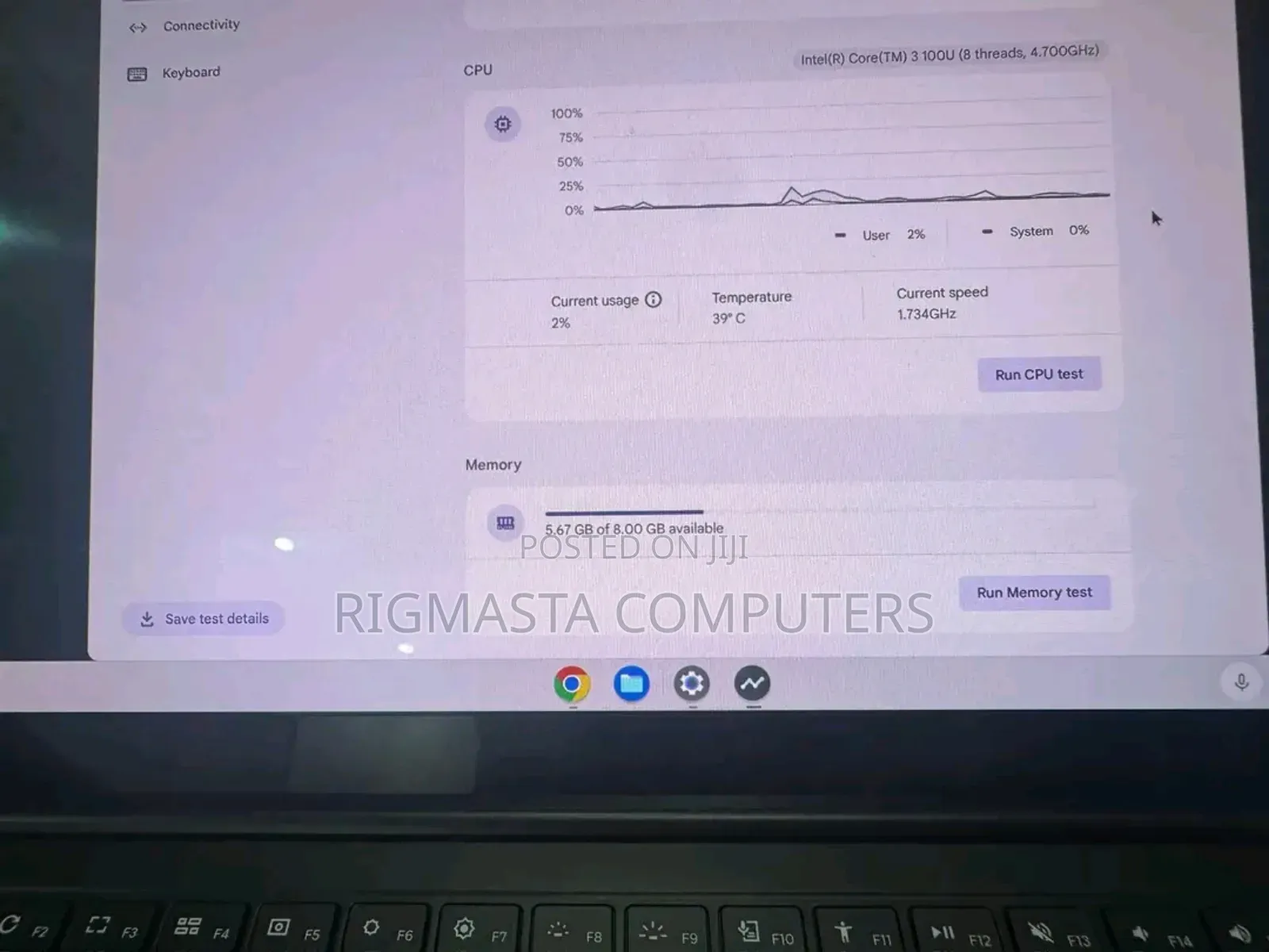 New Laptop Samsung Chromebook Pro 8GB Intel Core I3 SSD 128GB