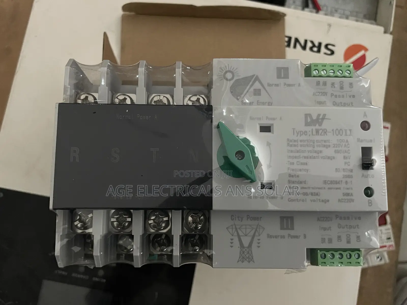 63a 4pole/2pole Auto Changeover and 100a 4pole/2pole Auto Changeover