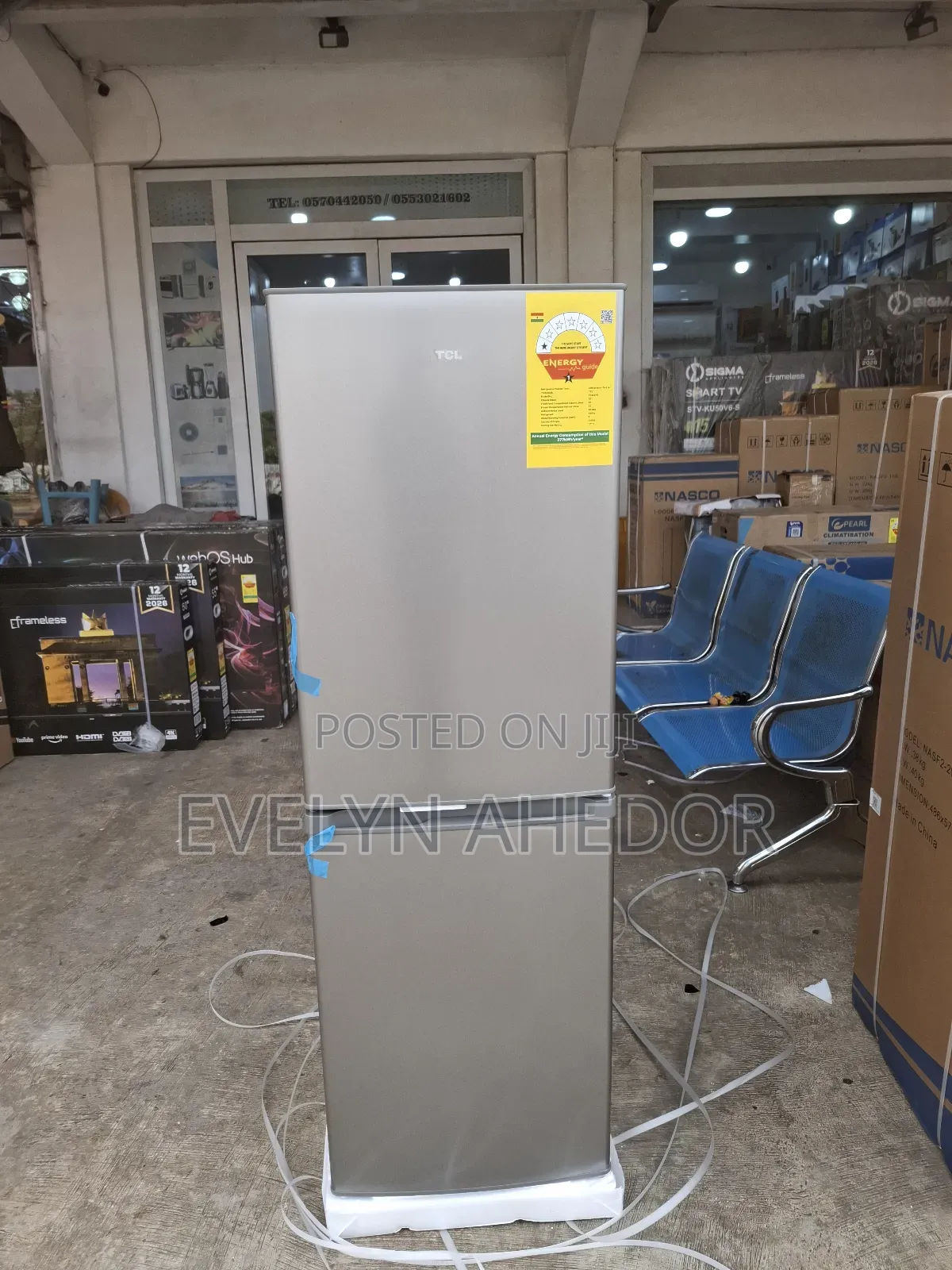 TCL Bottom Freezer 142 Litres Double Door Fridge for Sale at Low Price