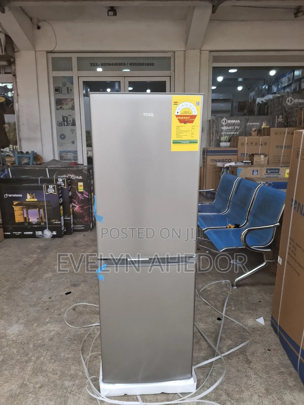 TCL Bottom Freezer 142 Litres Double Door Fridge for Sale at Low Price
