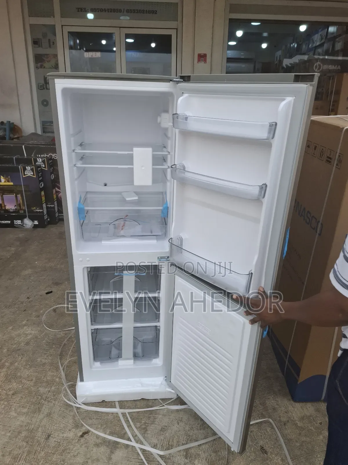 TCL Bottom Freezer 142 Litres Double Door Fridge for Sale at Low Price