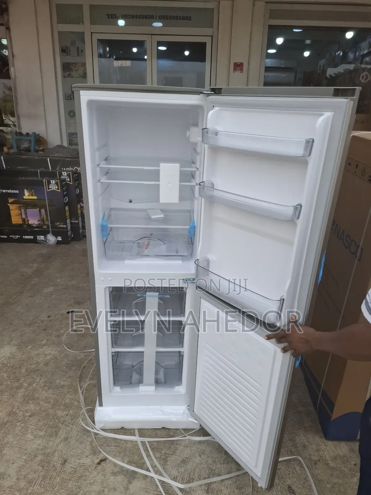 TCL Bottom Freezer 142 Litres Double Door Fridge for Sale at Low Price