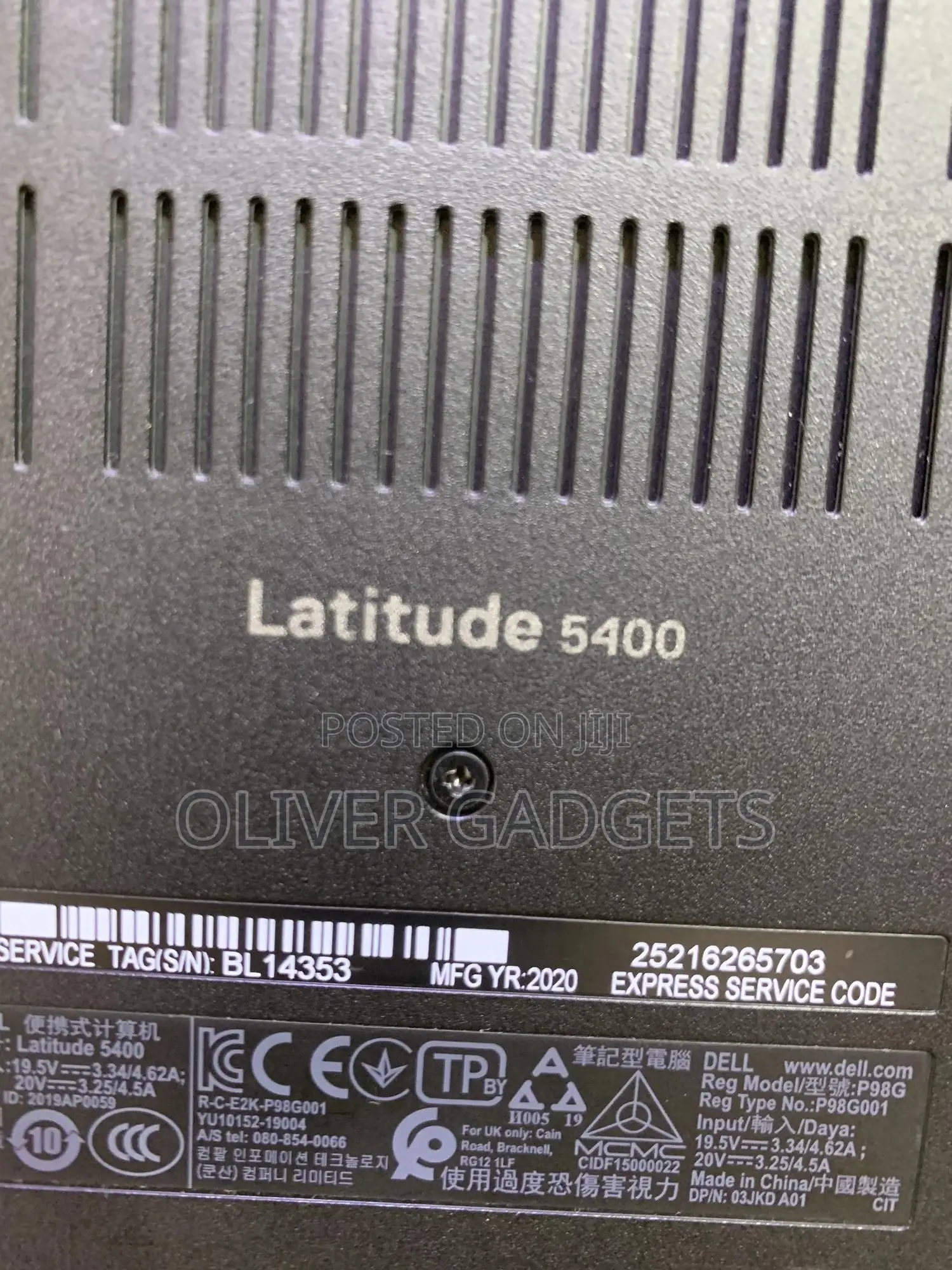 Laptop Dell Latitude 5400 8GB Intel Core I5 SSD 256GB