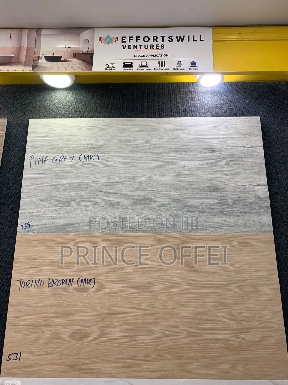 Made in India Wood Tiles. 20/120cm,