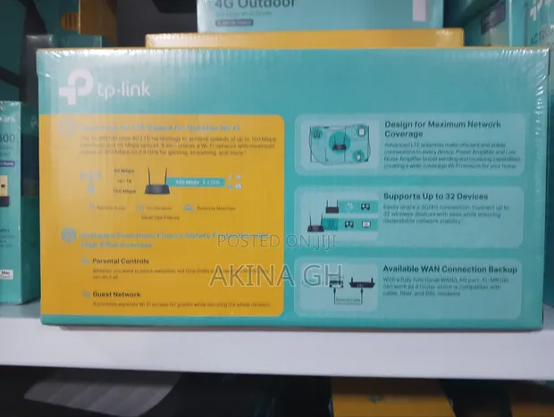 Tp-Link 4g Lte Wifi Router 300mb0s Tl-Mr100 2