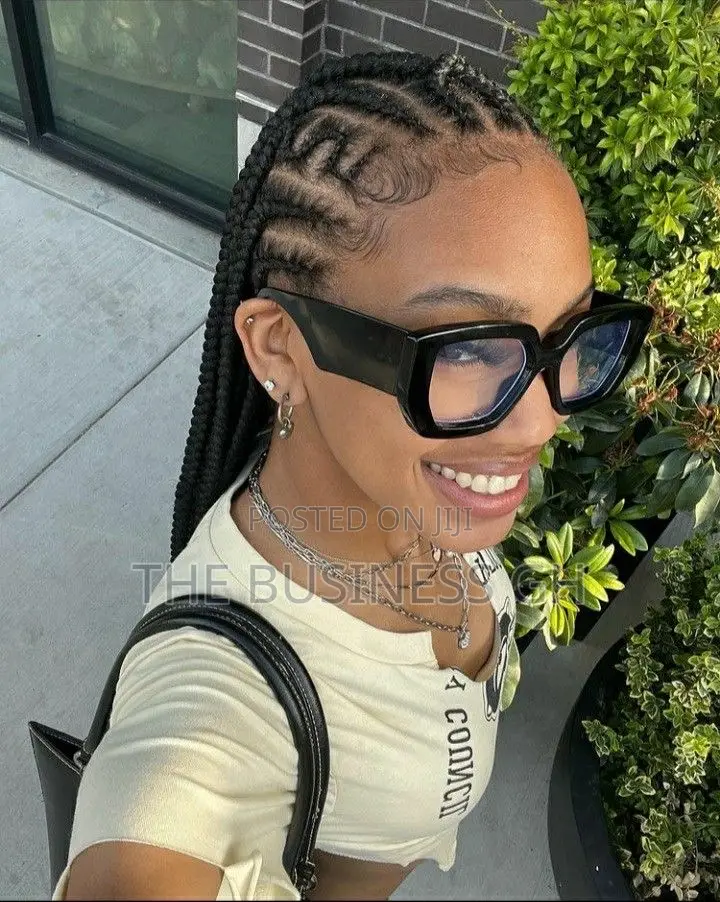 Black Chunky Glasses for Ladies