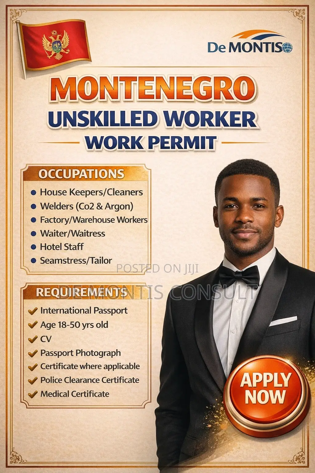 Montenegro Work Visa