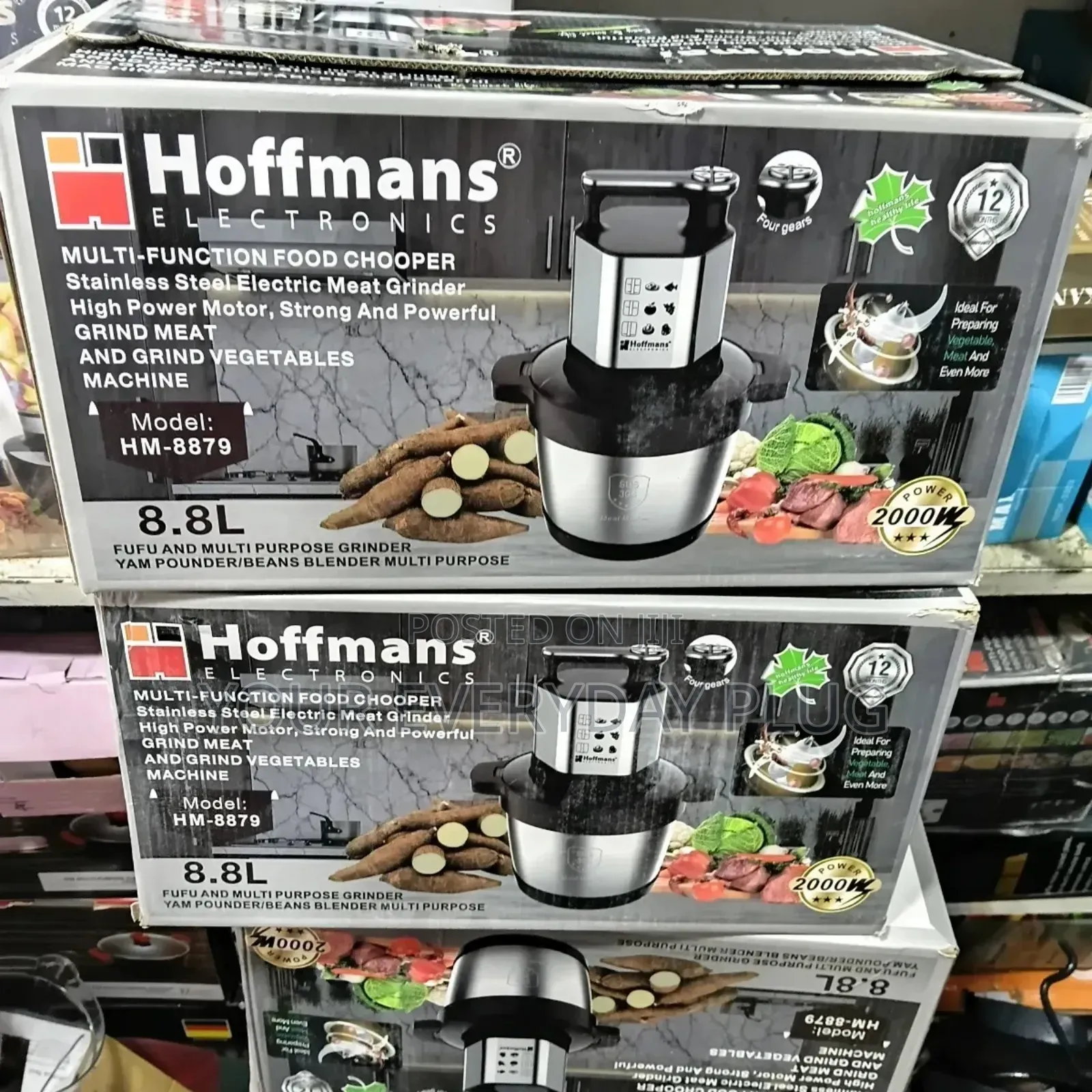 Hoffmans 8.8 L Fufu ,Yam Machine ,Also Meat Slicer