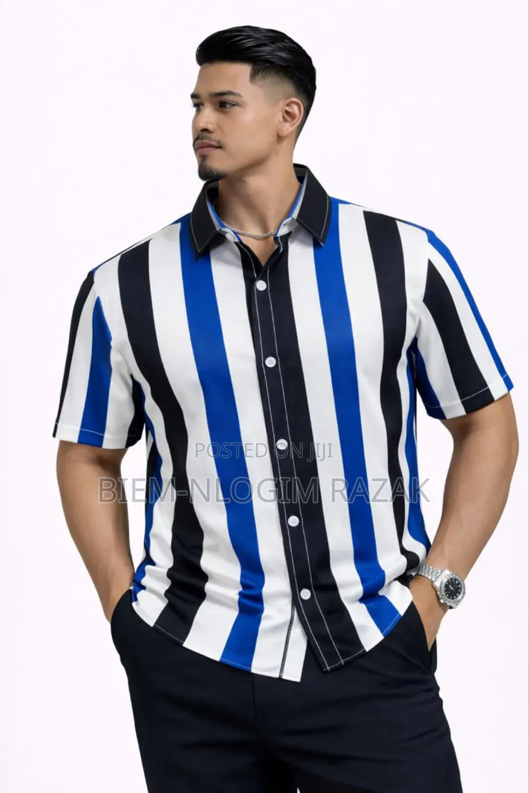 Quality Men Casual Short Sleeve Shirt Available