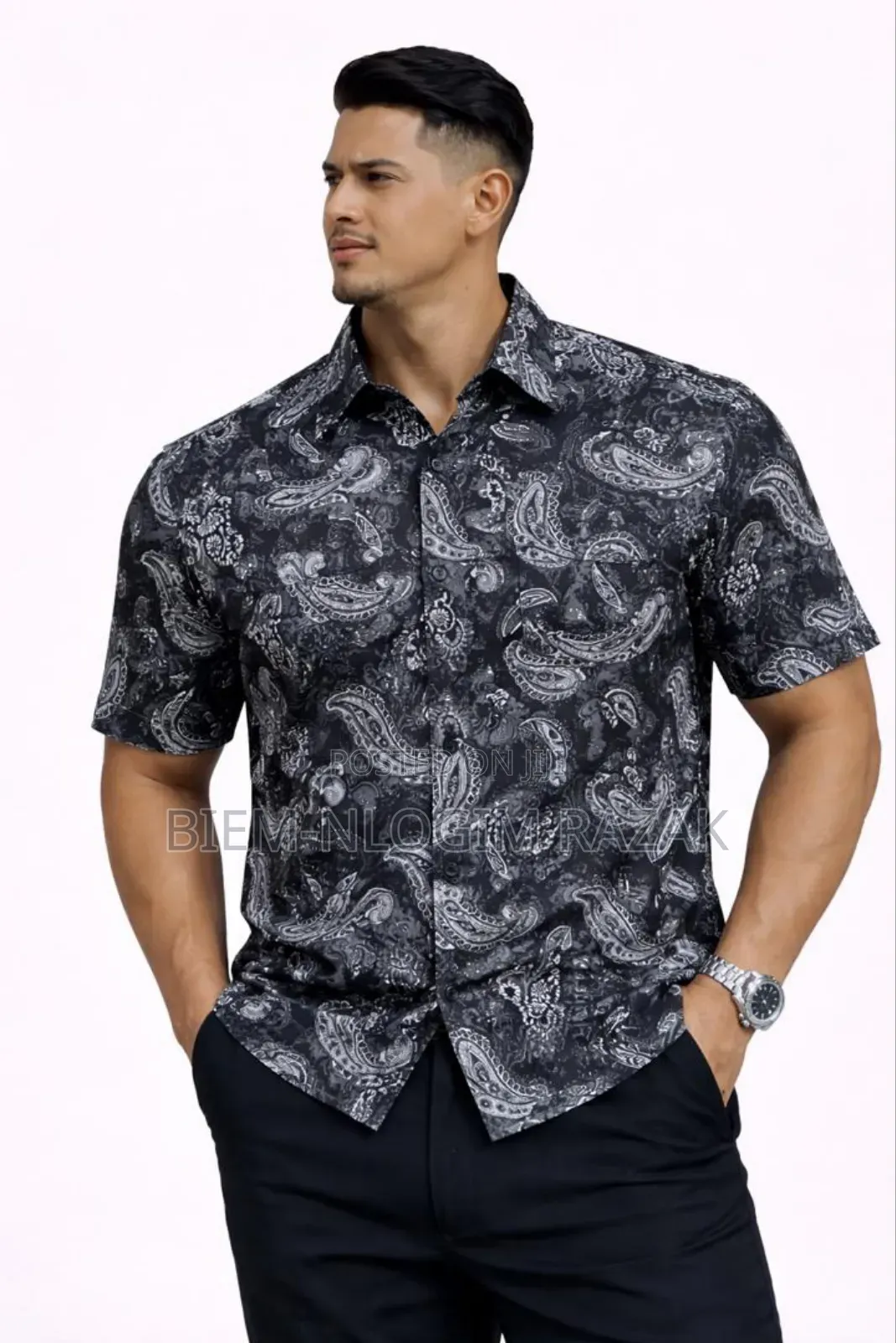 Quality Men Casual Short Sleeve Shirt Available