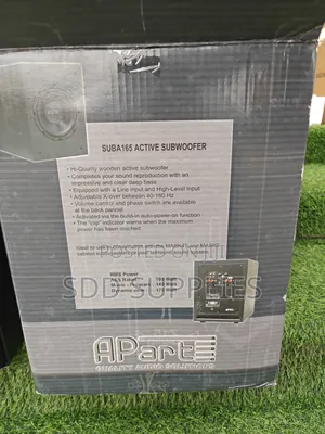 Suba165 8 Inch Active Subwoofer Apart Belgium Brand