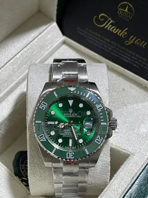 Rolex Submariner Date Hulk Silver Green Dial Watch