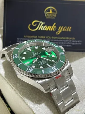 Rolex Submariner Date Hulk Silver Green Dial Watch