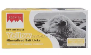 Yellow Mineral Salt Lick - 10kg Rockie Block