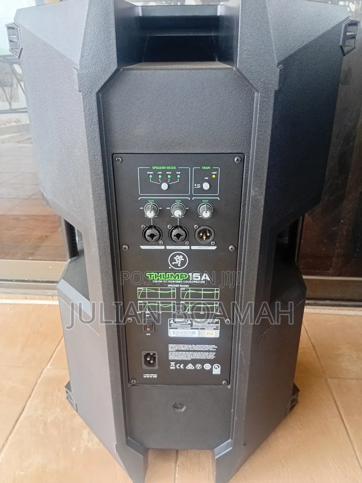 Mackie Active Thump 15a Peaker.