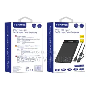 Haing Usb Type-C 2.5" Sata Hard Drive Enclosure