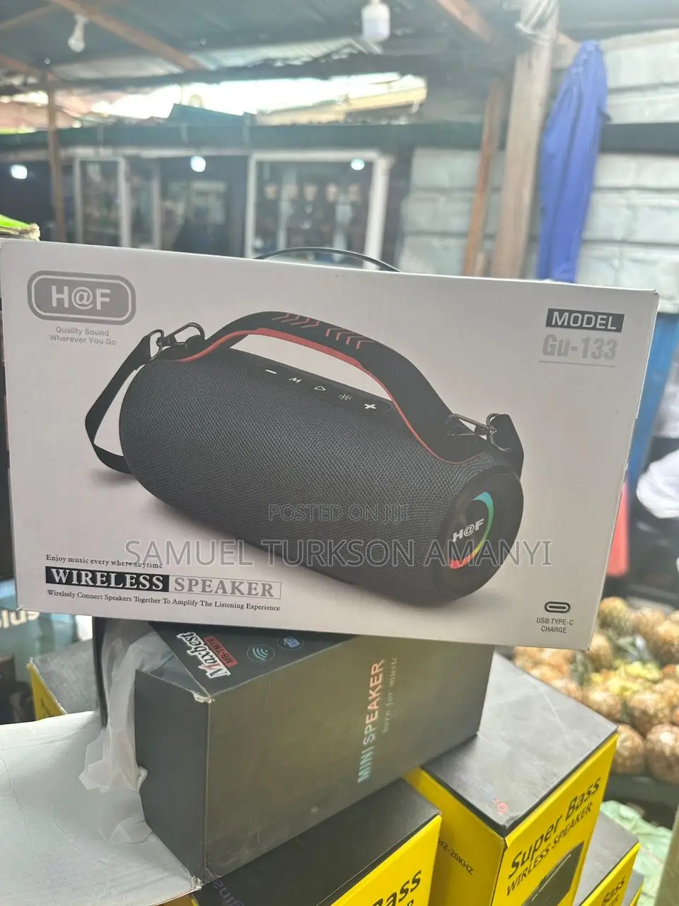 H at F Gu-133 Portable Wireless Speaker