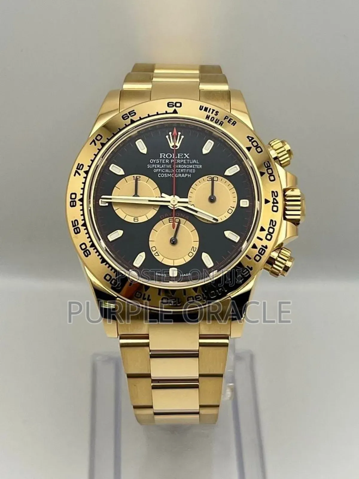 Rolex Daytona 116508 'paul Newman' Yellow Gold Black Dial