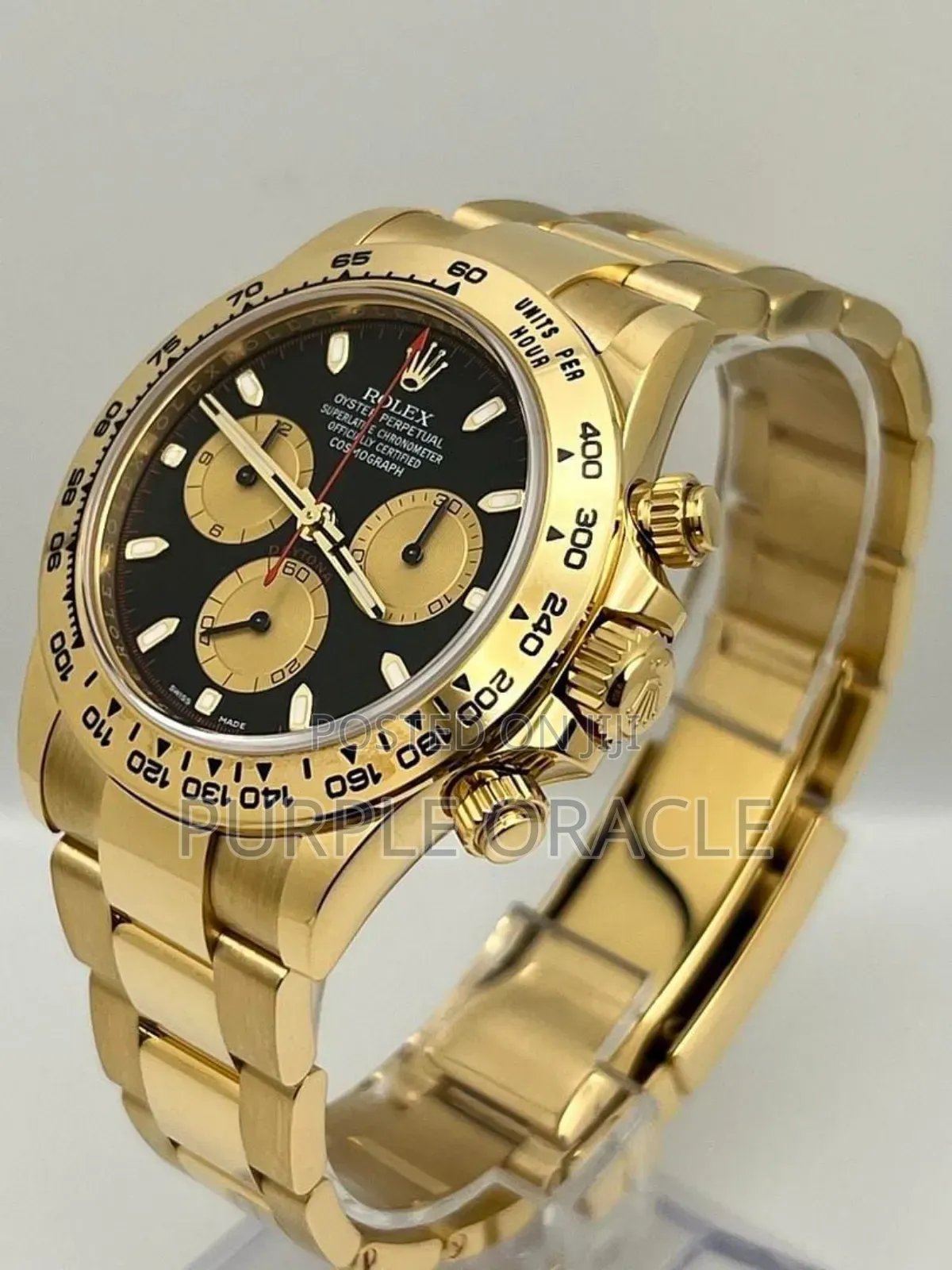 Rolex Daytona 116508 'paul Newman' Yellow Gold Black Dial