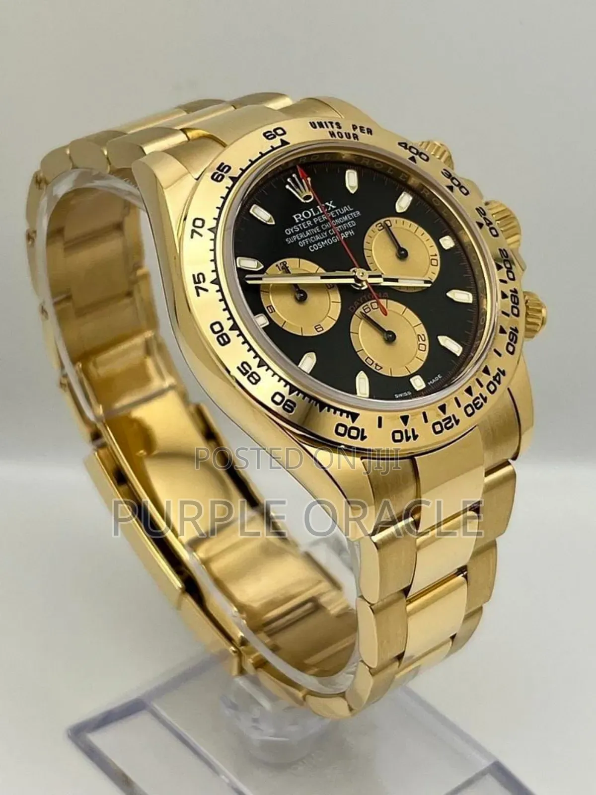 Rolex Daytona 116508 'paul Newman' Yellow Gold Black Dial