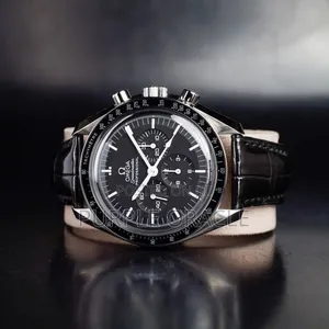 Omega Speedmaster Professional Moonwatch Silver Black Dial.
