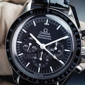 Omega Speedmaster Professional Moonwatch Silver Black Dial.