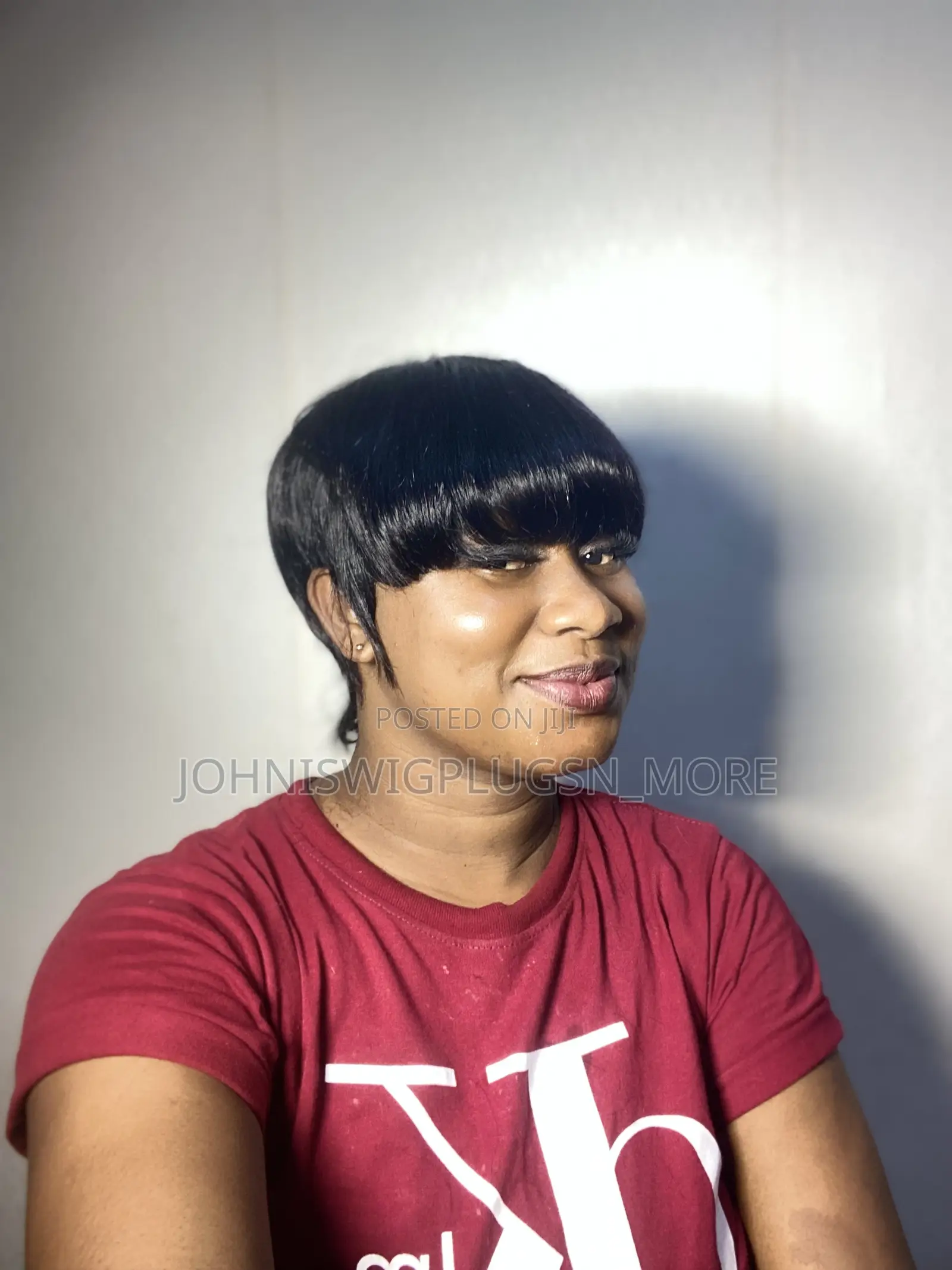 Fringe and Flat Pixie Cut