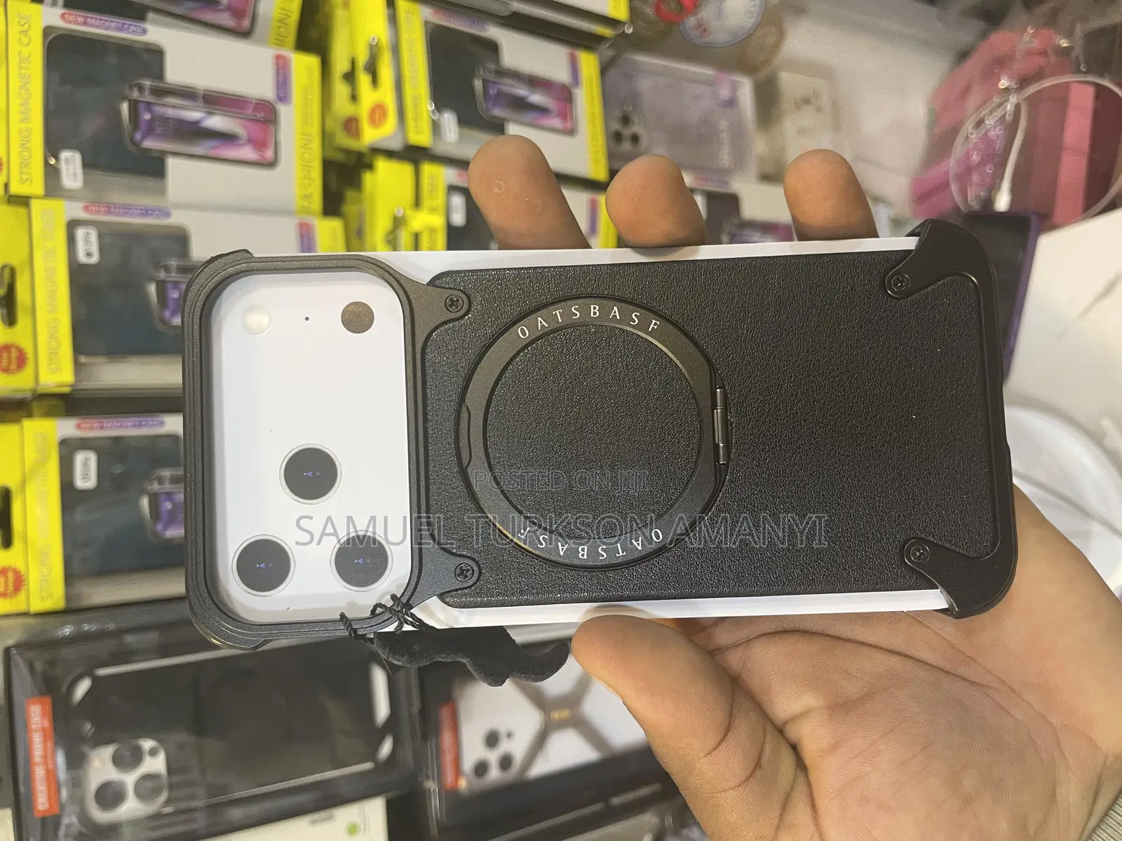 Oatsbase Brand iPhone 17 Pro Max Phone Case.