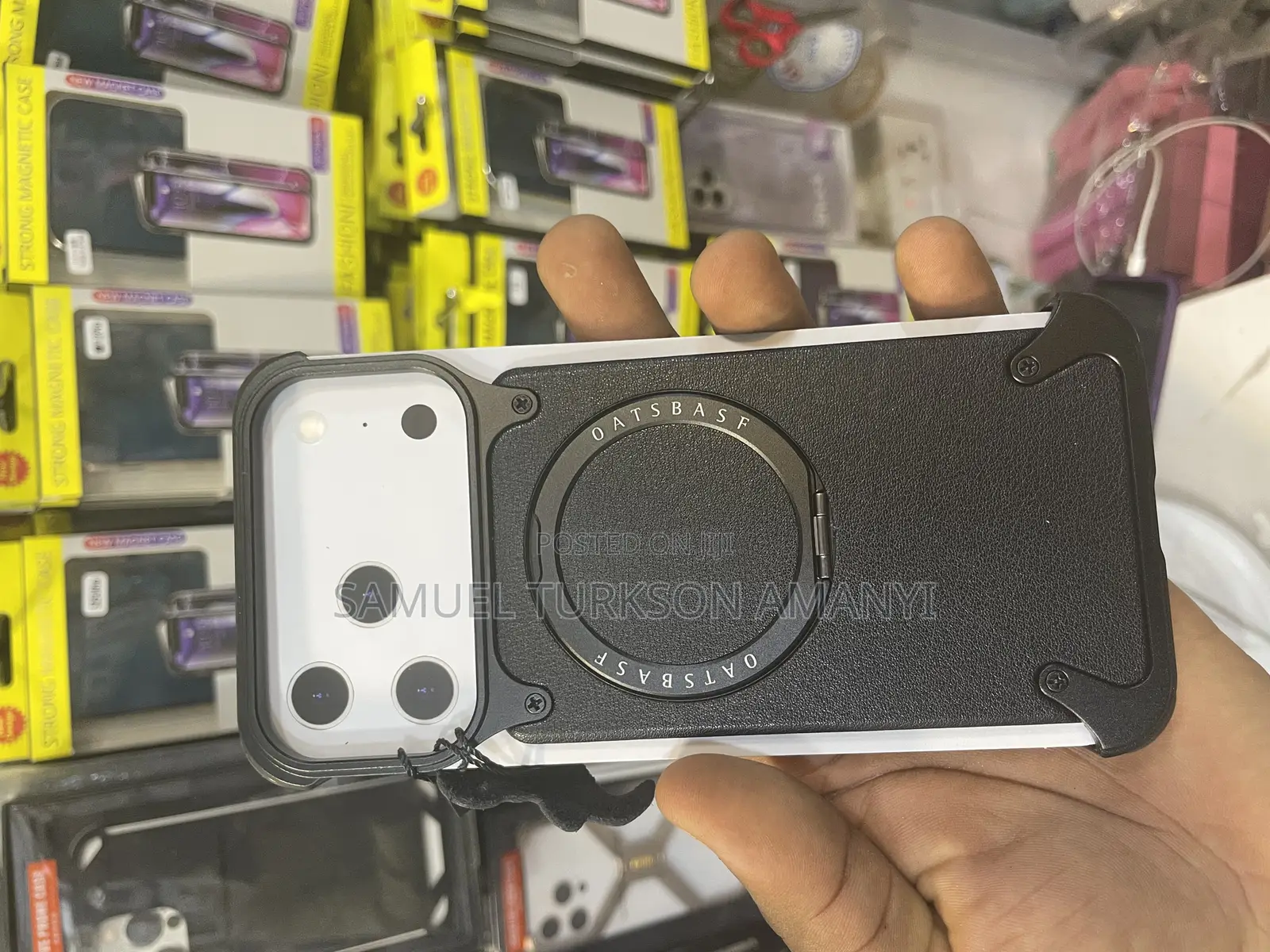 Oatsbase Brand iPhone 17 Pro Max Phone Case.