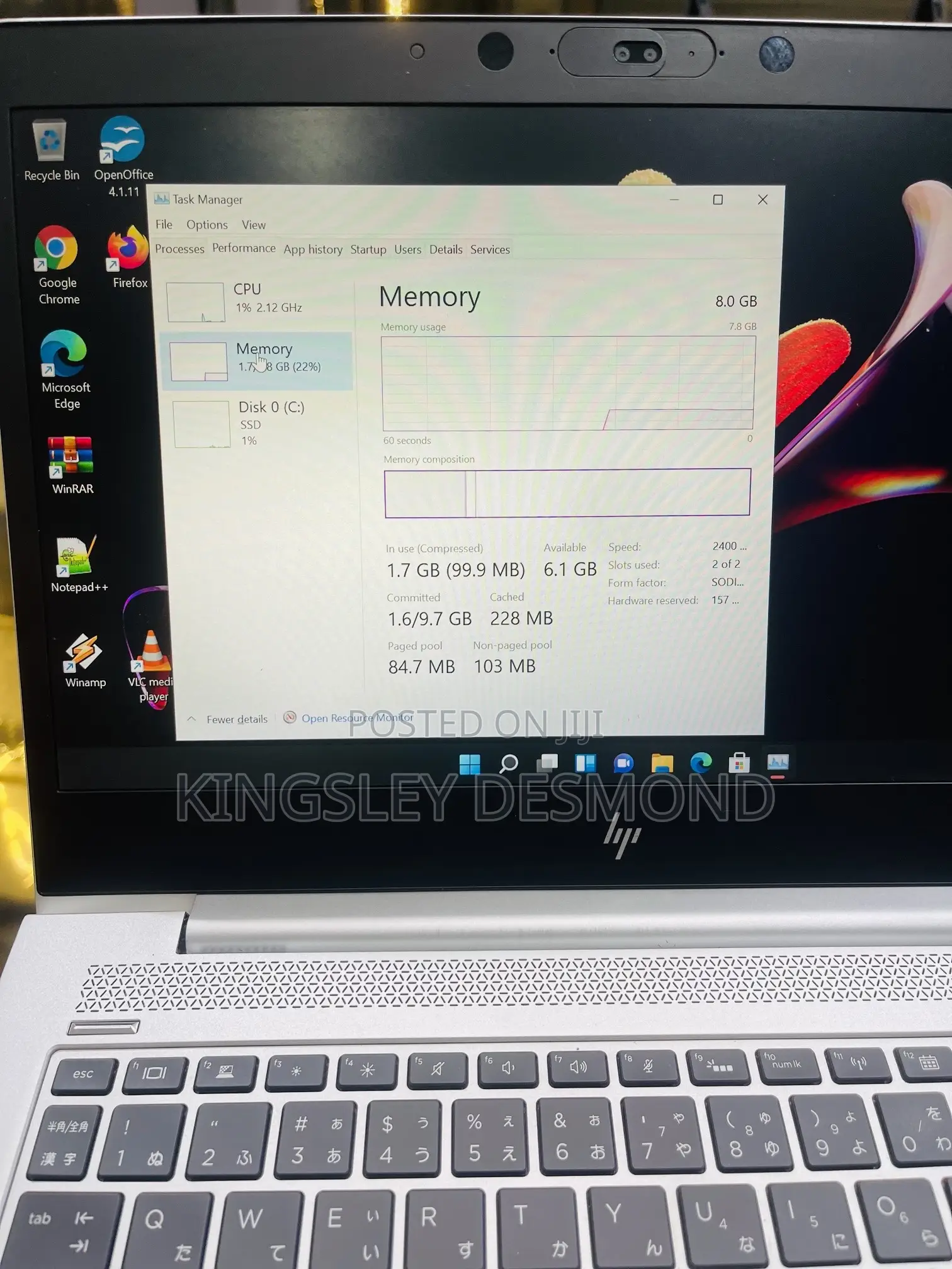 Laptop HP EliteBook 830 G6 8GB Intel Core I5 SSD 256GB