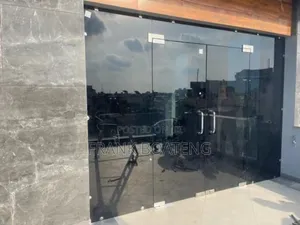 Frameless Double Swing Doorr Installation