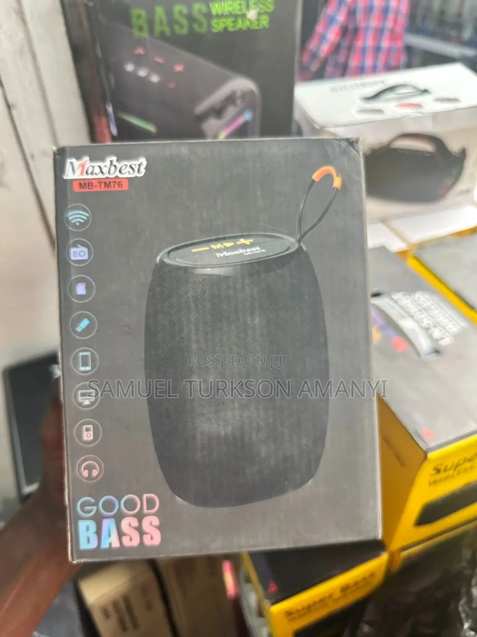 Maxbest Mb-tm76 Portable Wireless Speaker.