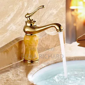 Luxurious Gold Bathroom Brass Quality Faucet Tap