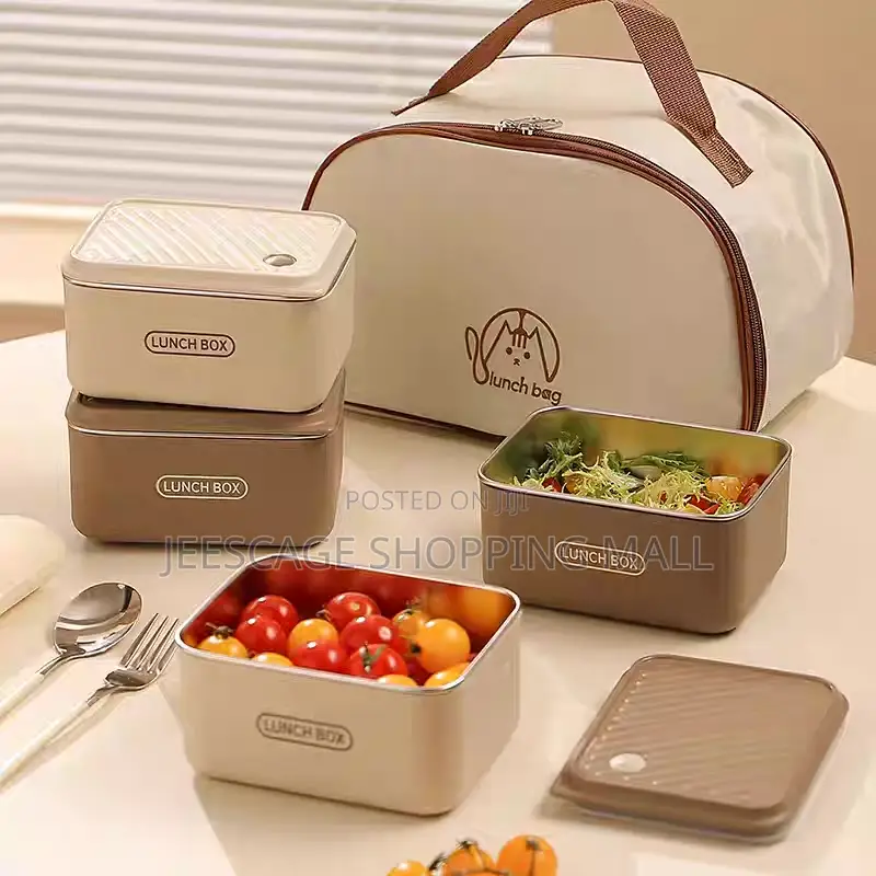 4 Quality Portable Lunch Box Set With a Bag Wholesale Retail