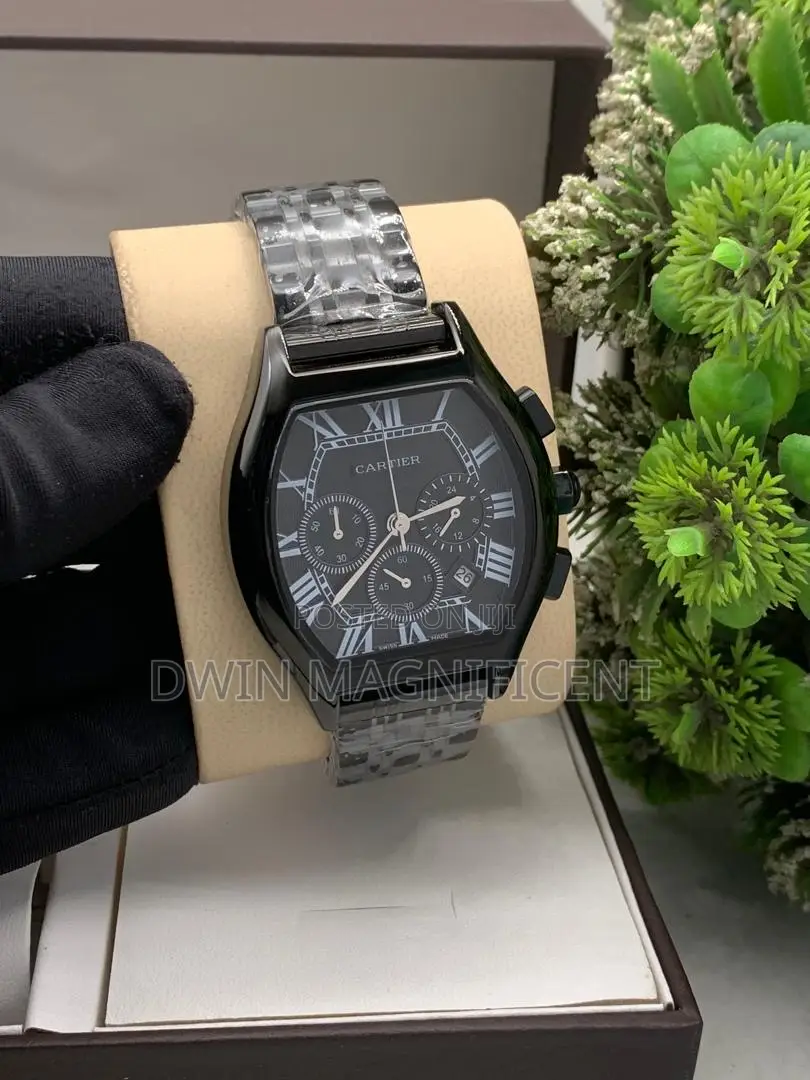 Cartier Tortue Monopusher Chronograph Watch