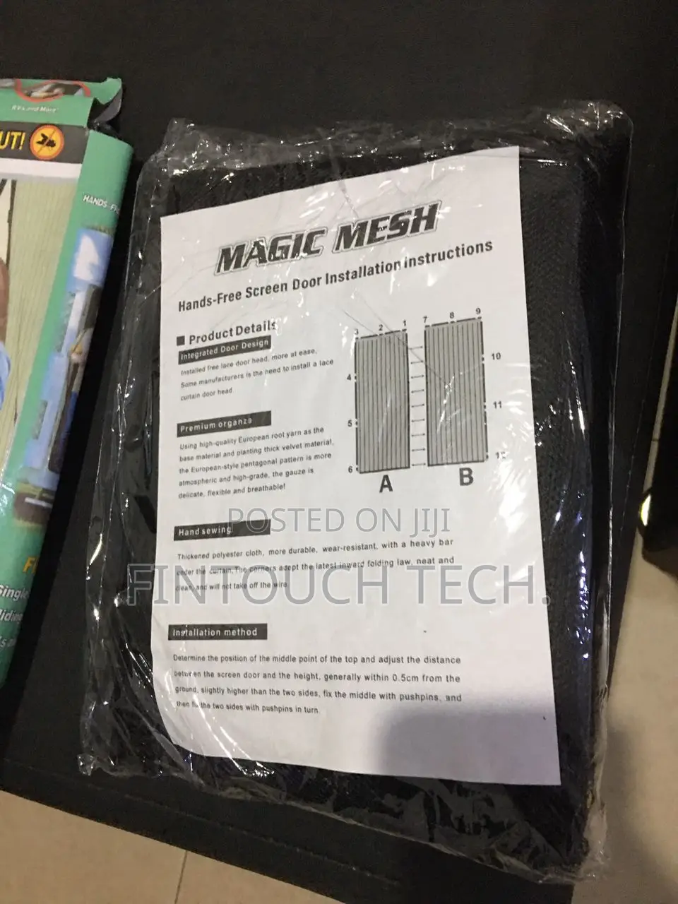 Magnetic Hands-Free Screen Door Mesh