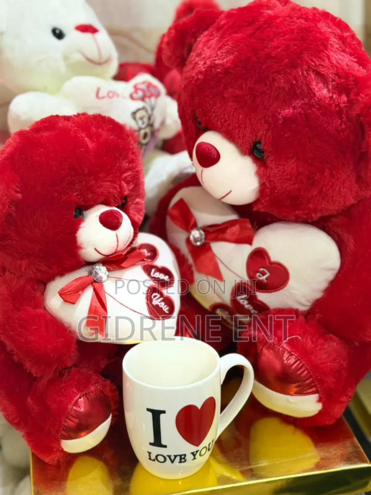 Medium Teddybear Red