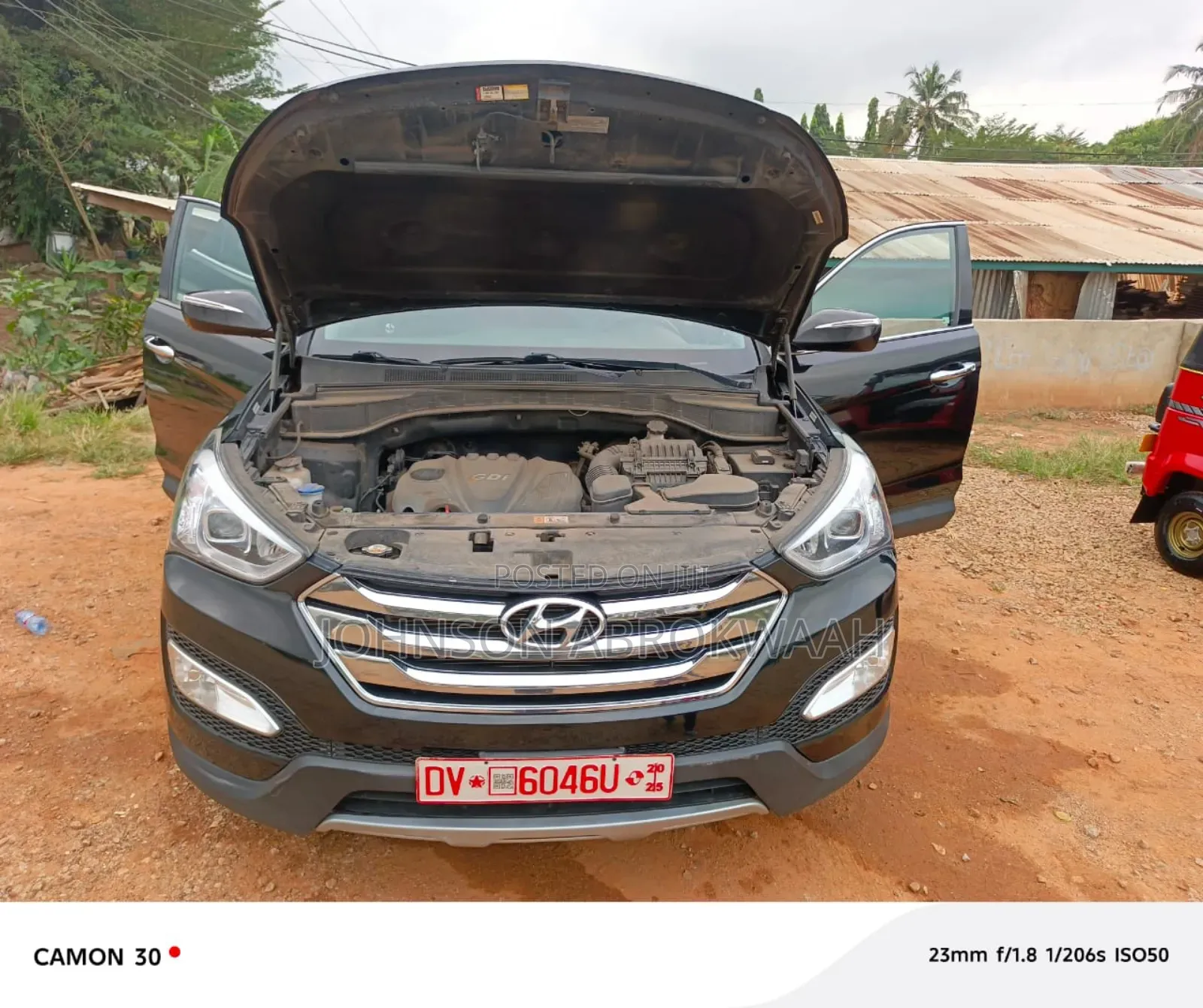Hyundai Santa Fe SE AWD 2016 Black