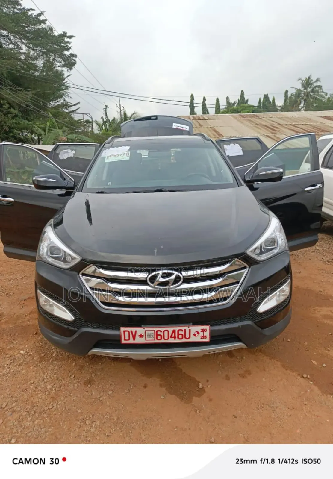 Hyundai Santa Fe SE AWD 2016 Black