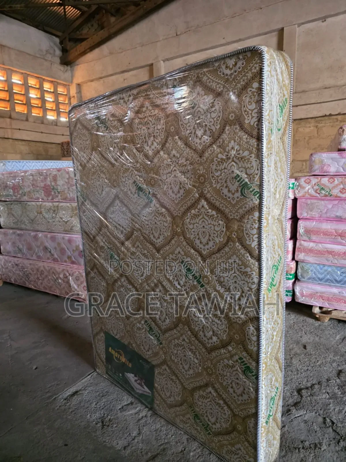 Double 8 Inches Mattress With Pillow 