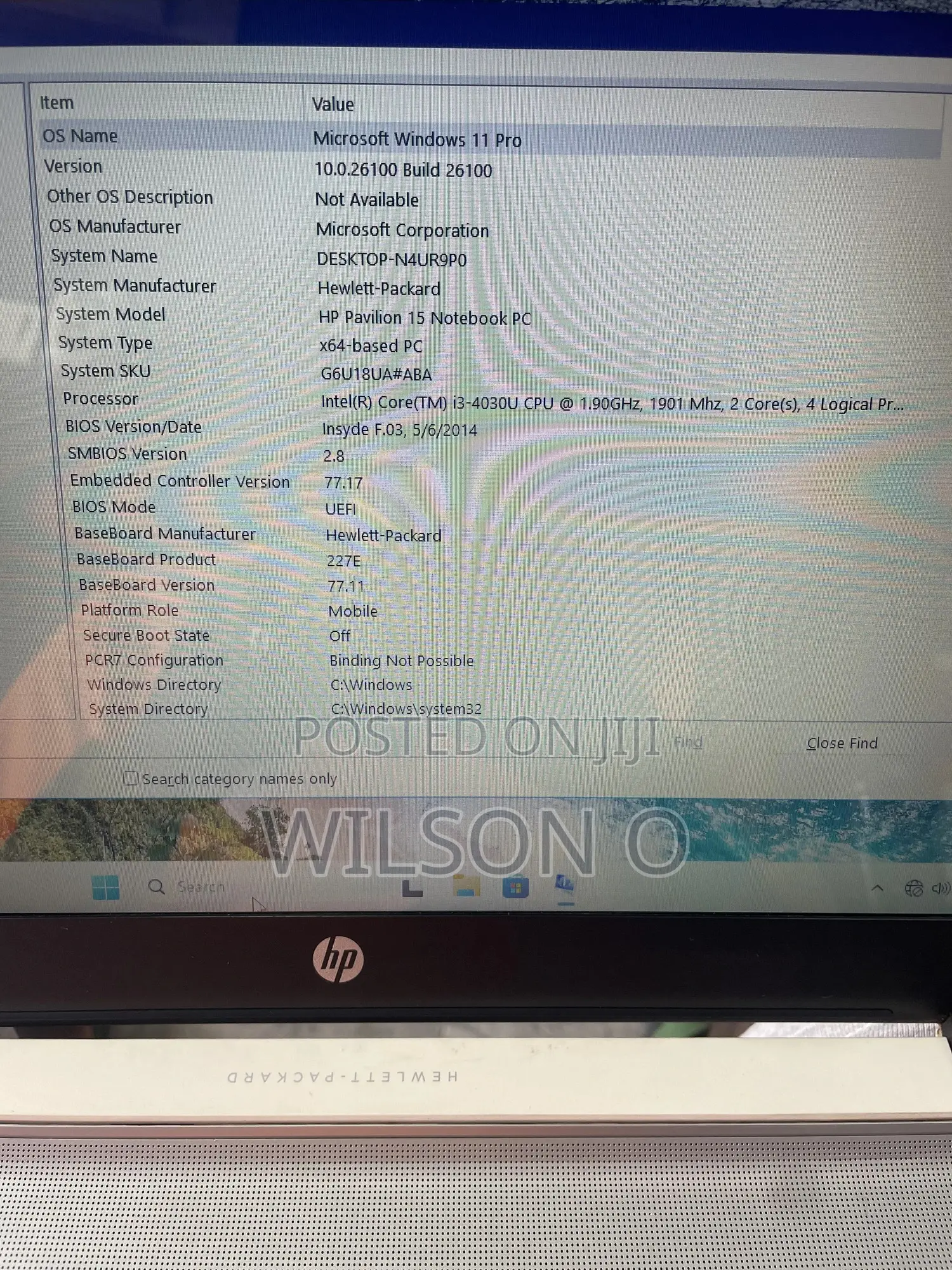 Laptop HP Pavilion 15 8GB Intel Core I3 HDD 500GB