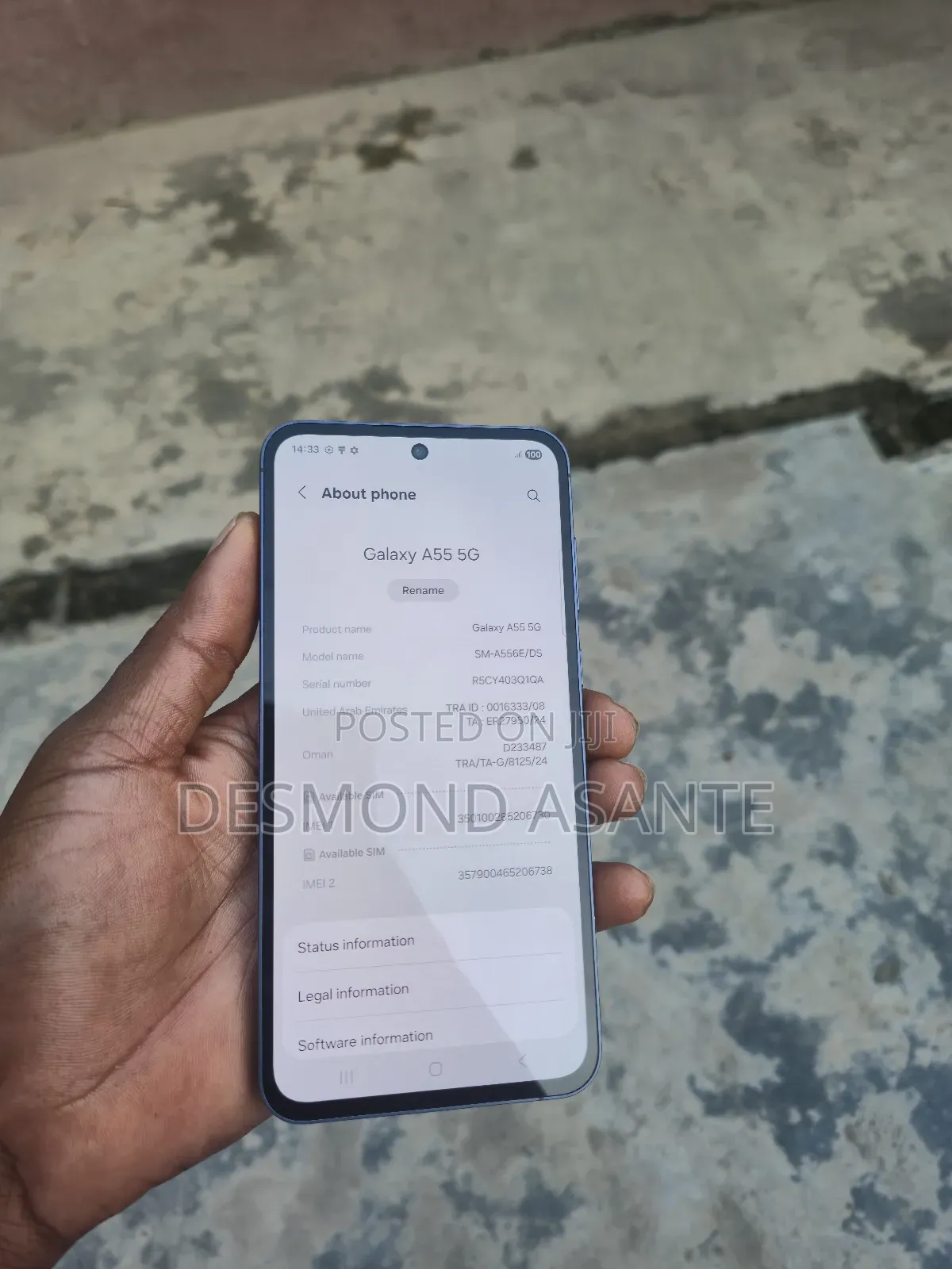 Samsung Galaxy A55 128 GB Black