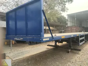 3 Axles 40 Feet Flatbed Semi Trailers Selling. Brand New
